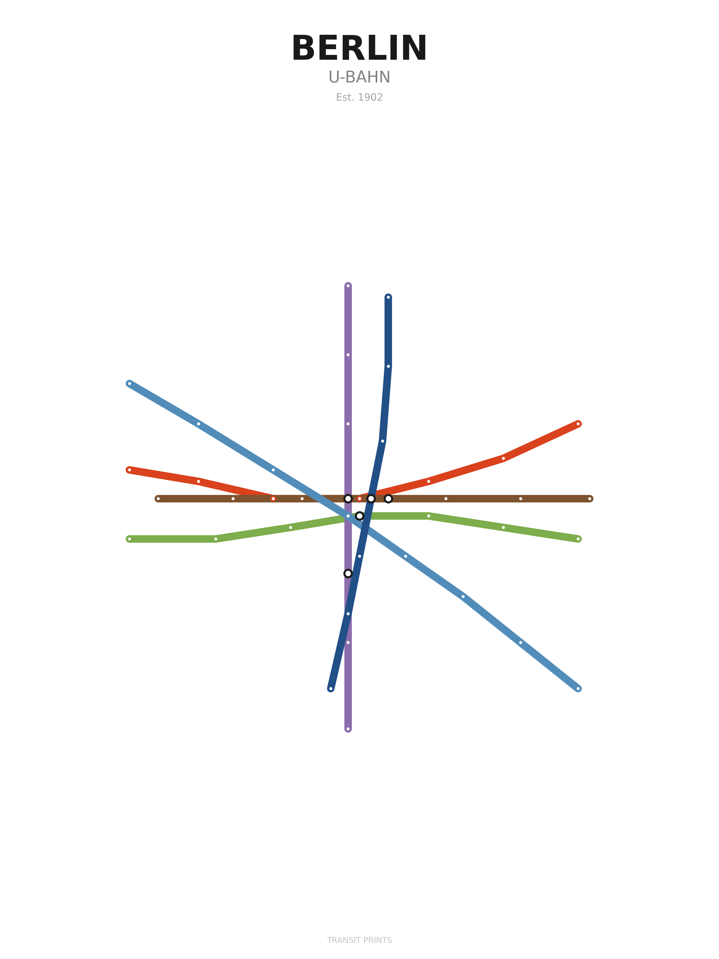 Berlin Transit Map — Classic