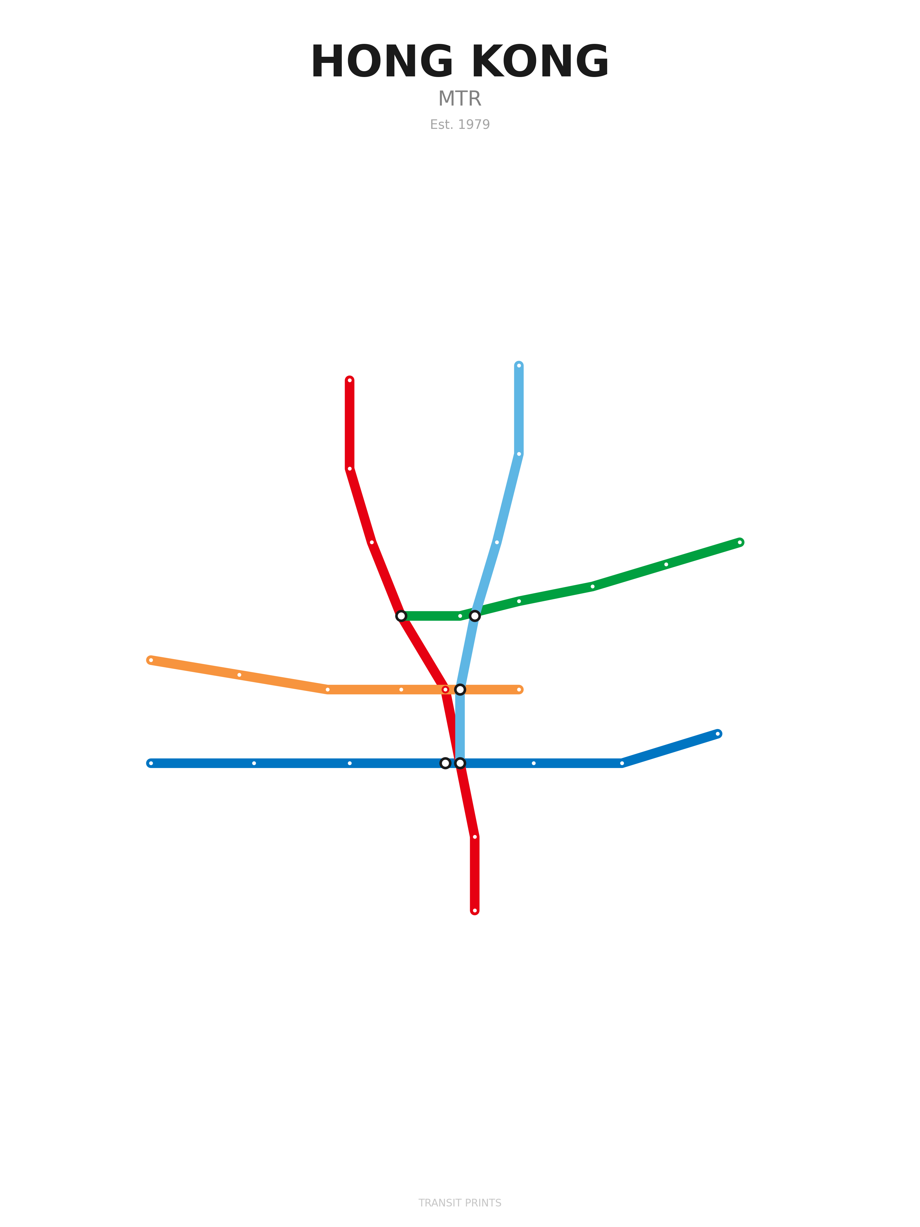Hong Kong Transit Map — Classic